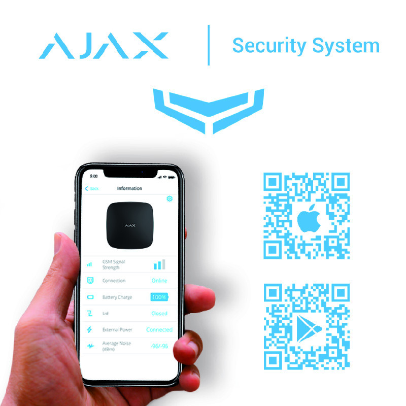 Centrale d'alarme blanche Ajax Systems