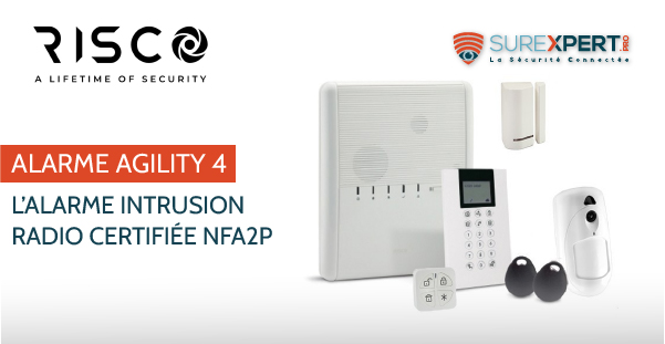 alarme certifiée nfa2p agility 4 risco