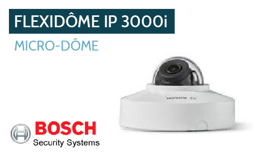 Microdôme flexidôme IP 3000i