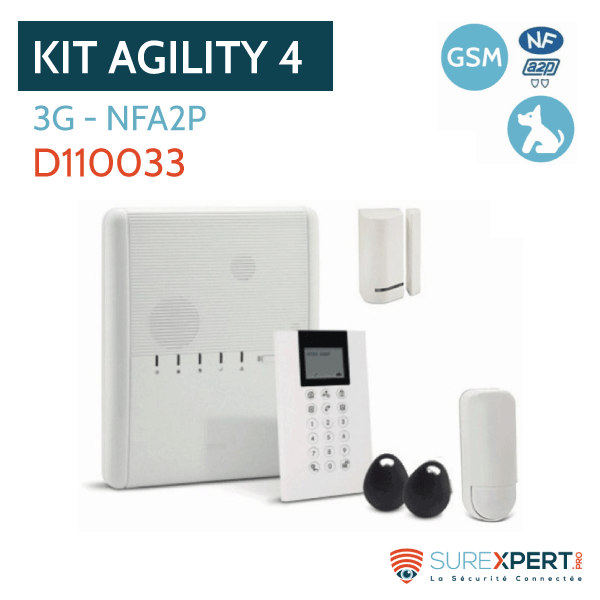 Kit Agility 4 Risco 3G Piccolo