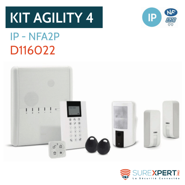 Kit Agility 4 Risco IP