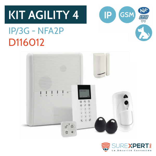 Kit Agility 4 Risco IP