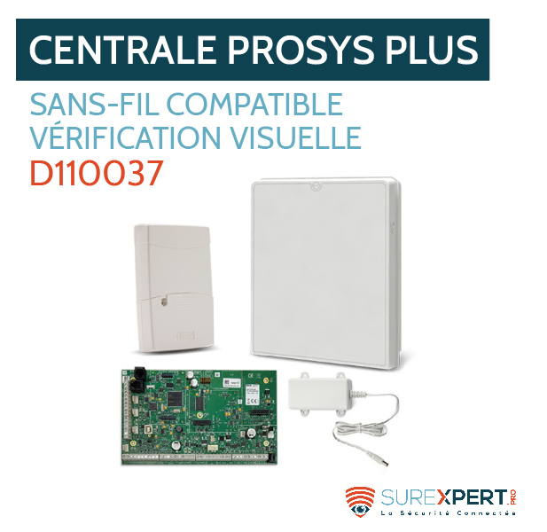 Nouvelle centrale d'alarme ProSYS + RISCO avec la vérification visuelle