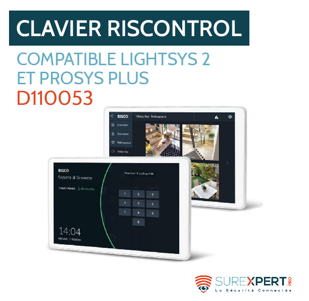 Clavier tactile Riscontrol Risco