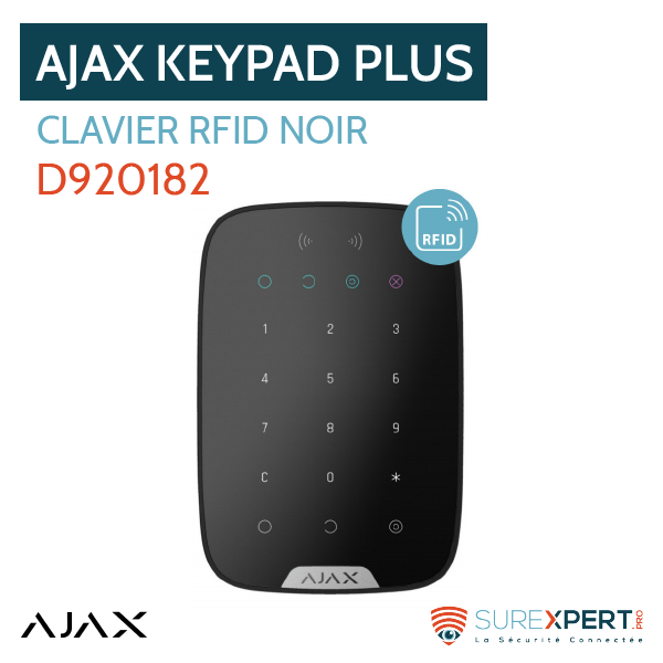 Clavier RFID ajax keypad plus