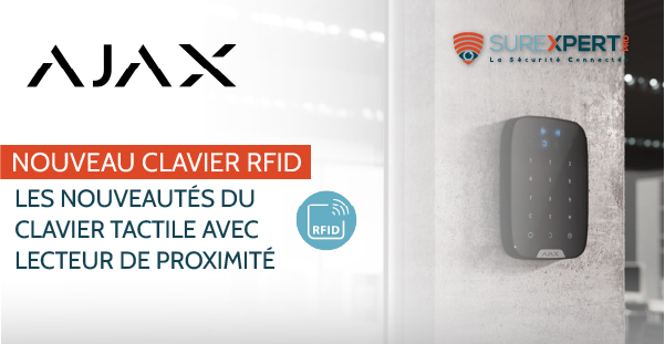 Nouveau clavier RFID AJAX KEYPAD PLUS