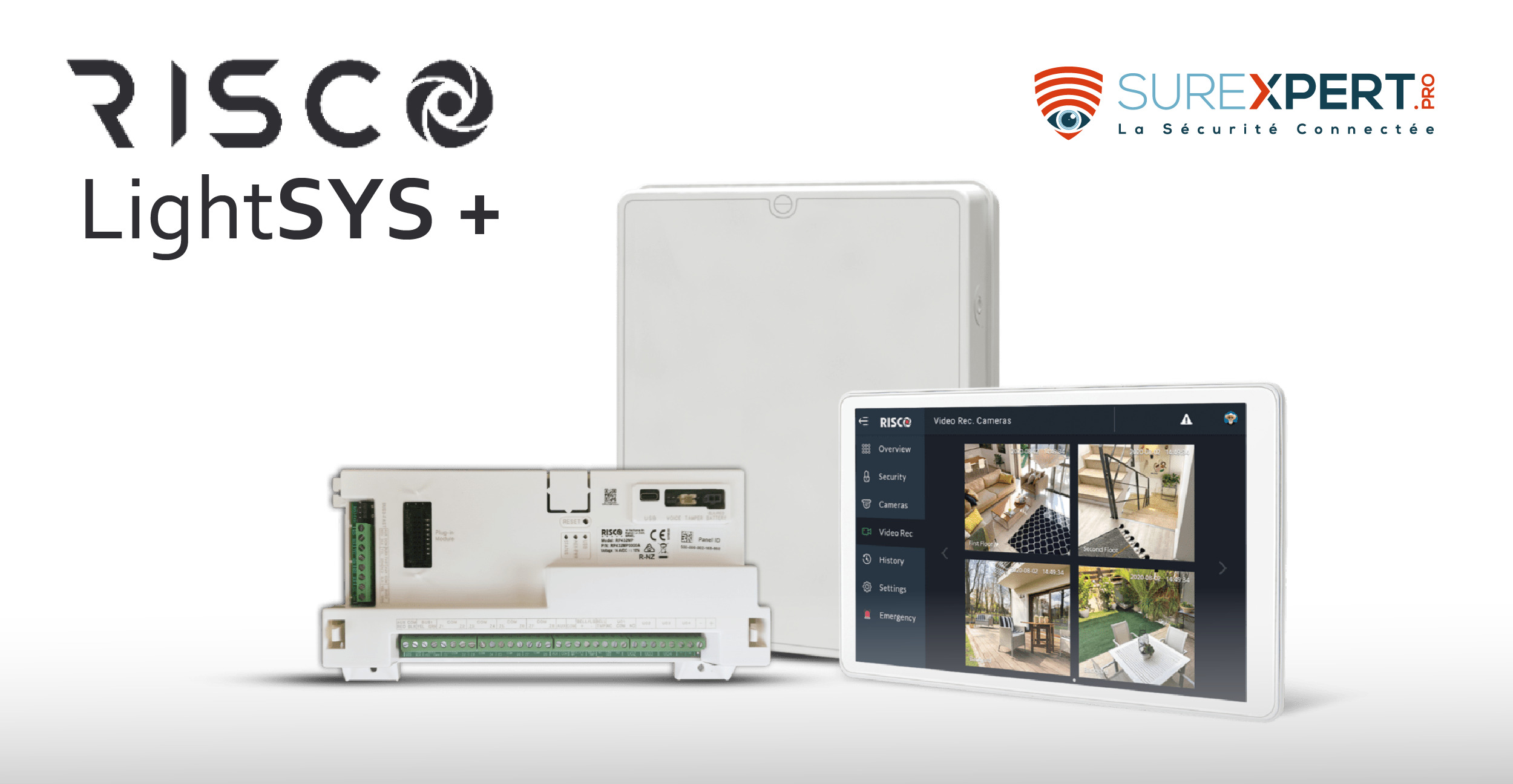 LightSYS Plus RISCO Centrale d'alarme wi-fi IP