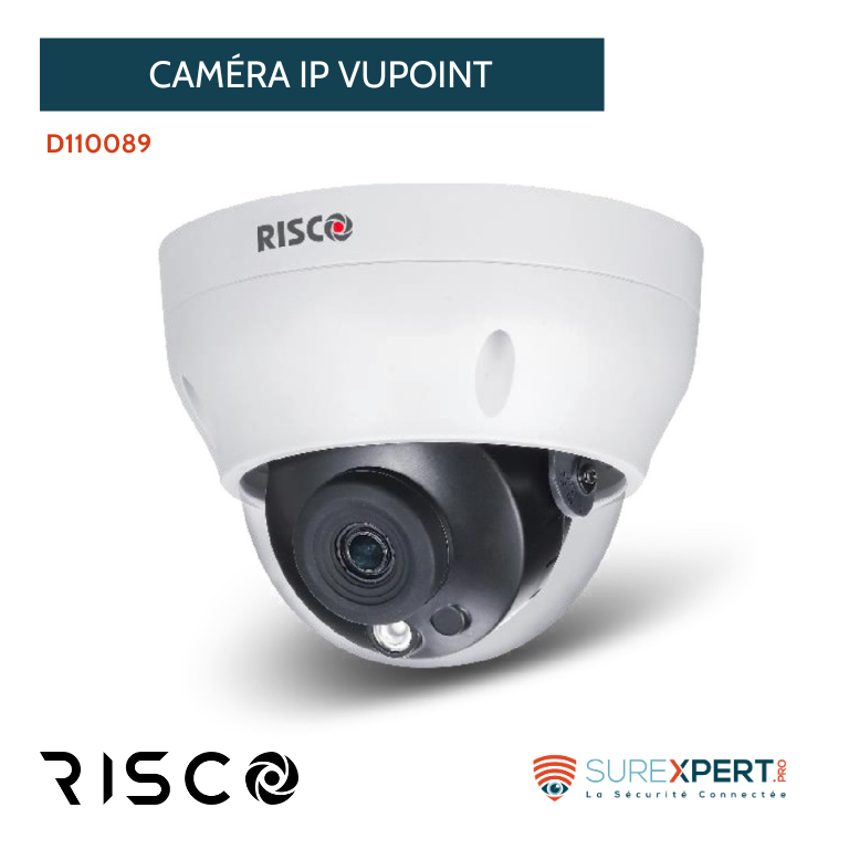 Camera ip vu point risco