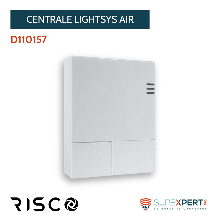 Centrale d’alarme RISCO LightSYS Air D110157 sans fil IP et Wi-Fi