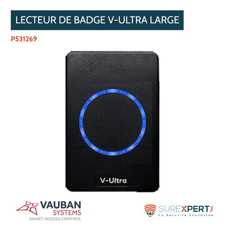 Lecteur de badge V-Ultra Large de Vauban Systems