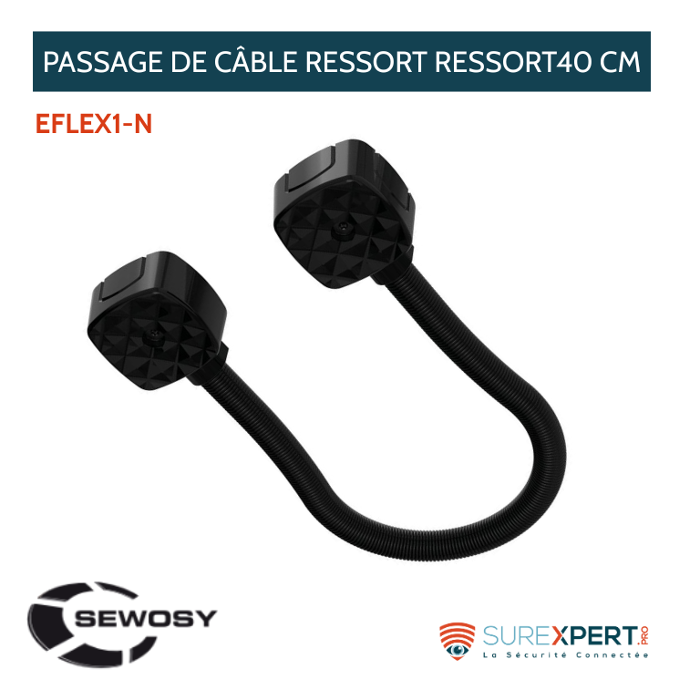 Passage de câble ressort inox 40CM INTOM de Sewosy